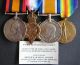 Bertram Egerton Bowker's WWI medals