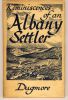 Reminiscences of an Albany Settler