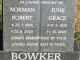 Bowker, Norman Robert 1936-2003 and_ June Grace 1933-2009 headstone