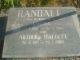 Randall, Arthur and Louisa headstone