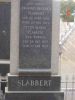 Slabbert, Johannes Diederick en Bowker Ettie Maria headstone