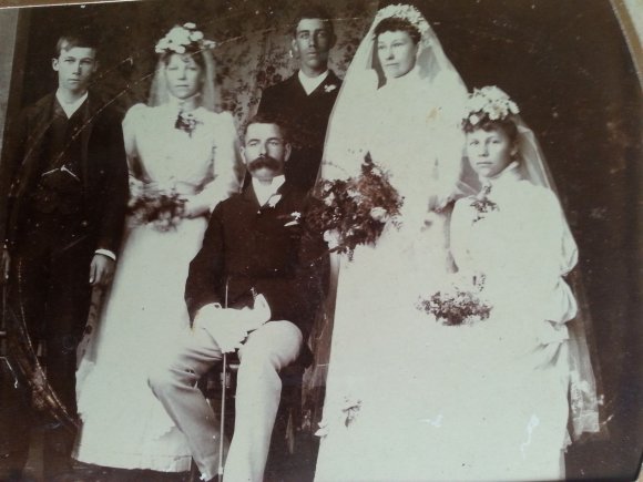 Unknown ancestor 8 poss Jesse Agnes Clarke_s wedding