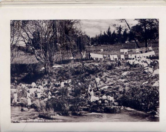 Washing day on the Umsindusi