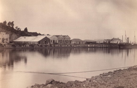 Port Alfred - P HALL - SHIP AT WHARF ST _GOOD COPY_