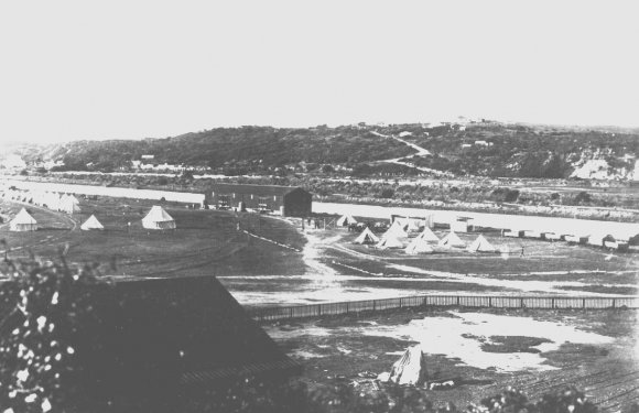 Internment Camp - next to old market area 1902