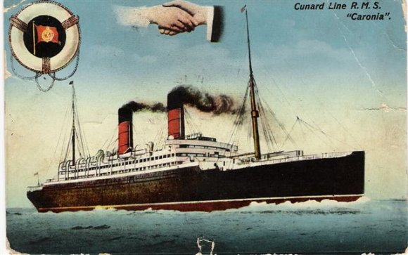 Ship Cunard Line RMS Caronia
