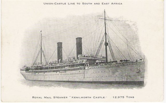 Ship Royal Mail Steamer Kenilworth Castle